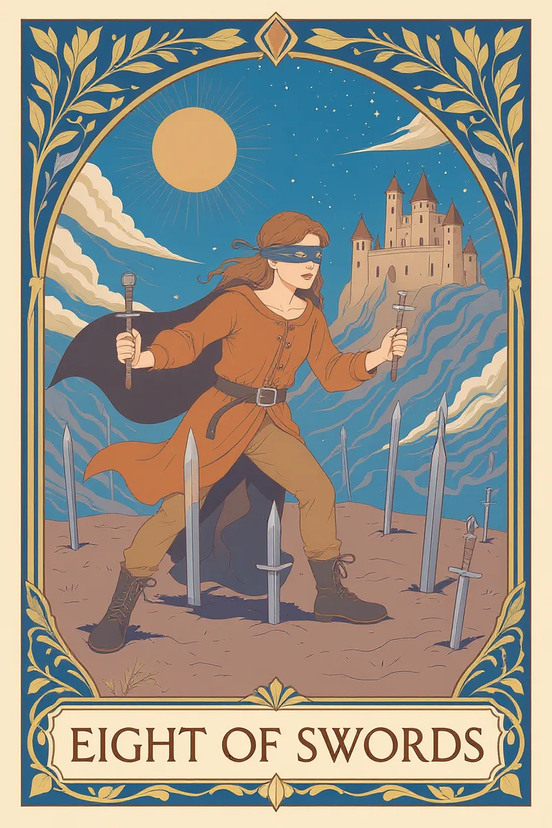Eight of Swords tarot card