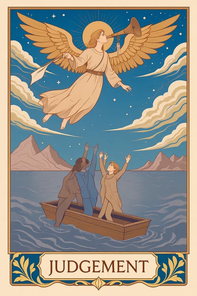 Judgement tarot card